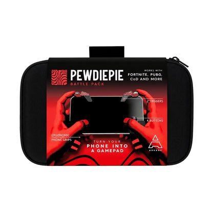 PewDiePie Arkade Battle Pack Phone Gaming Kit with Travel Case