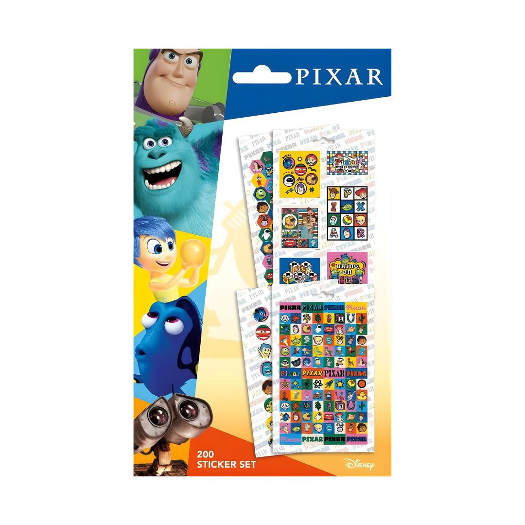 Disney Pixar 200 Character Sticker Set