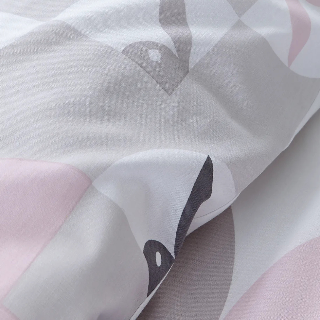Playboy Retro Geo Bunny Double Bed Duvet Set