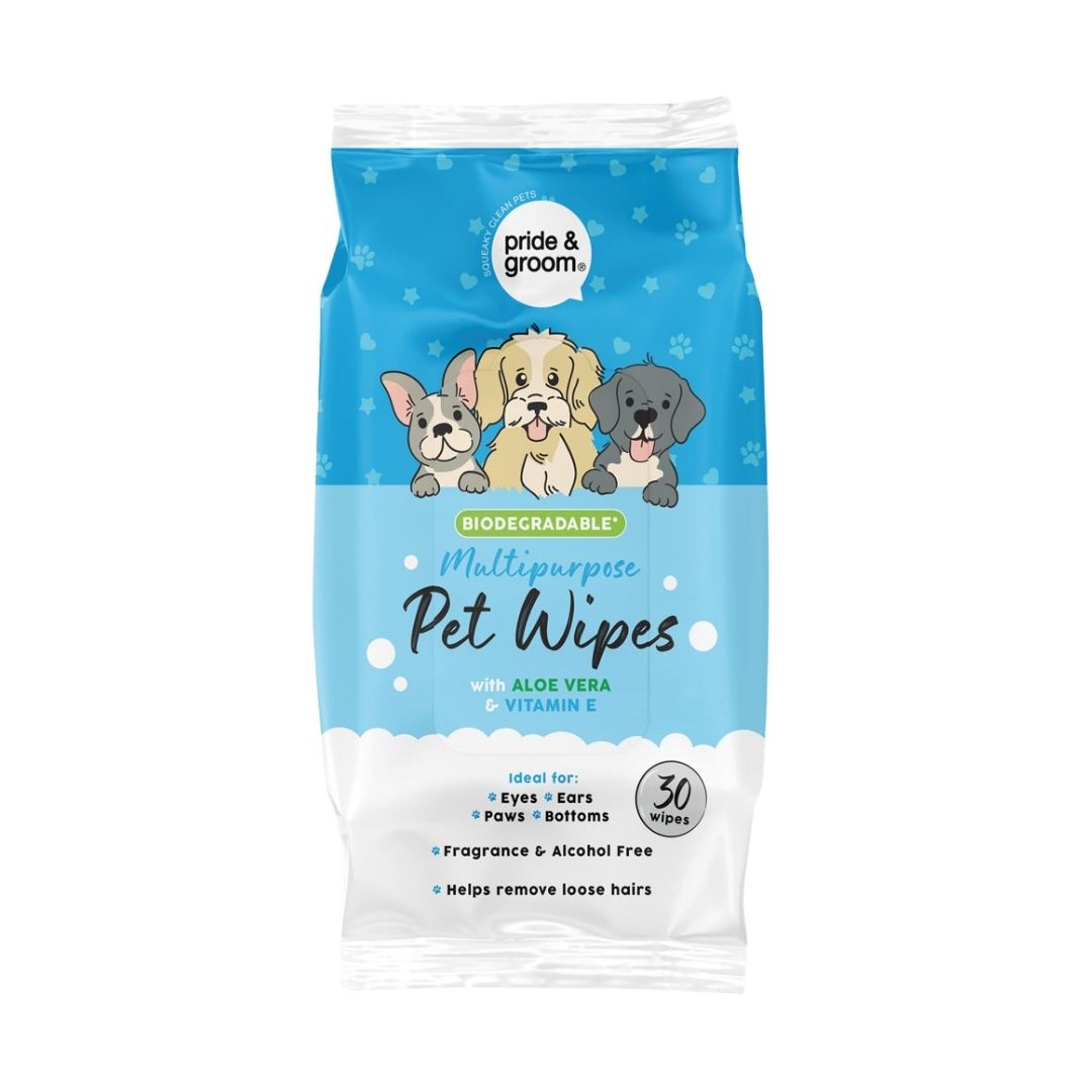 Pride & Groom Multipurpose Pet Wipes