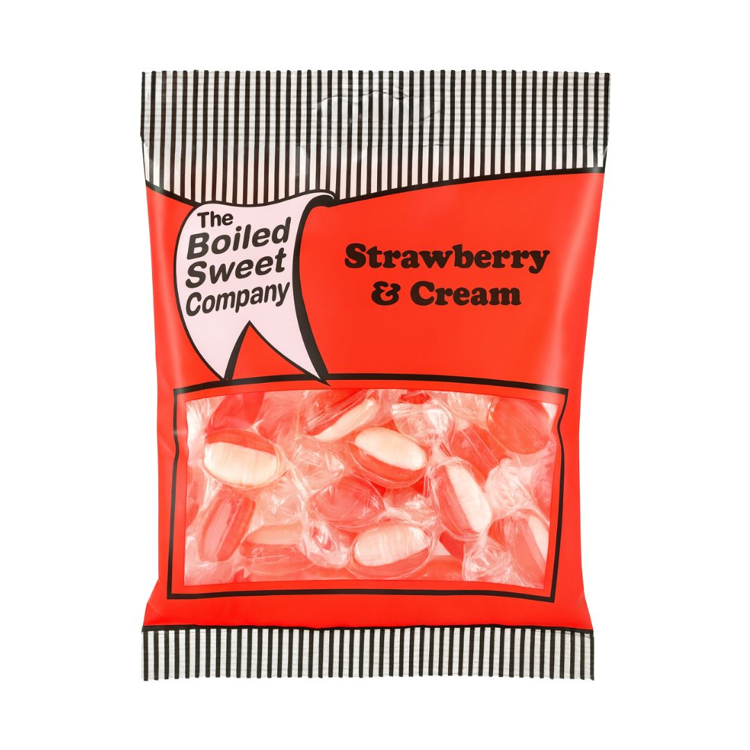 Retro Pick N Mix Boiled Sweets Strawberry & Cream