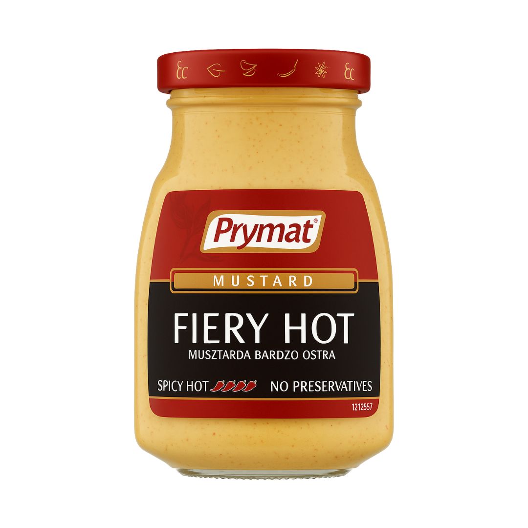 Prymat Fiery Spicy Hot Mustard