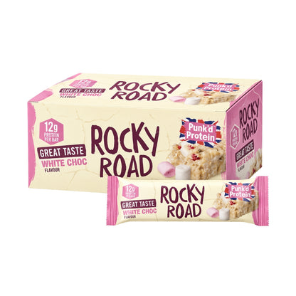 Punk’d Protein Great Taste White Chocolate Rocky Road Bars