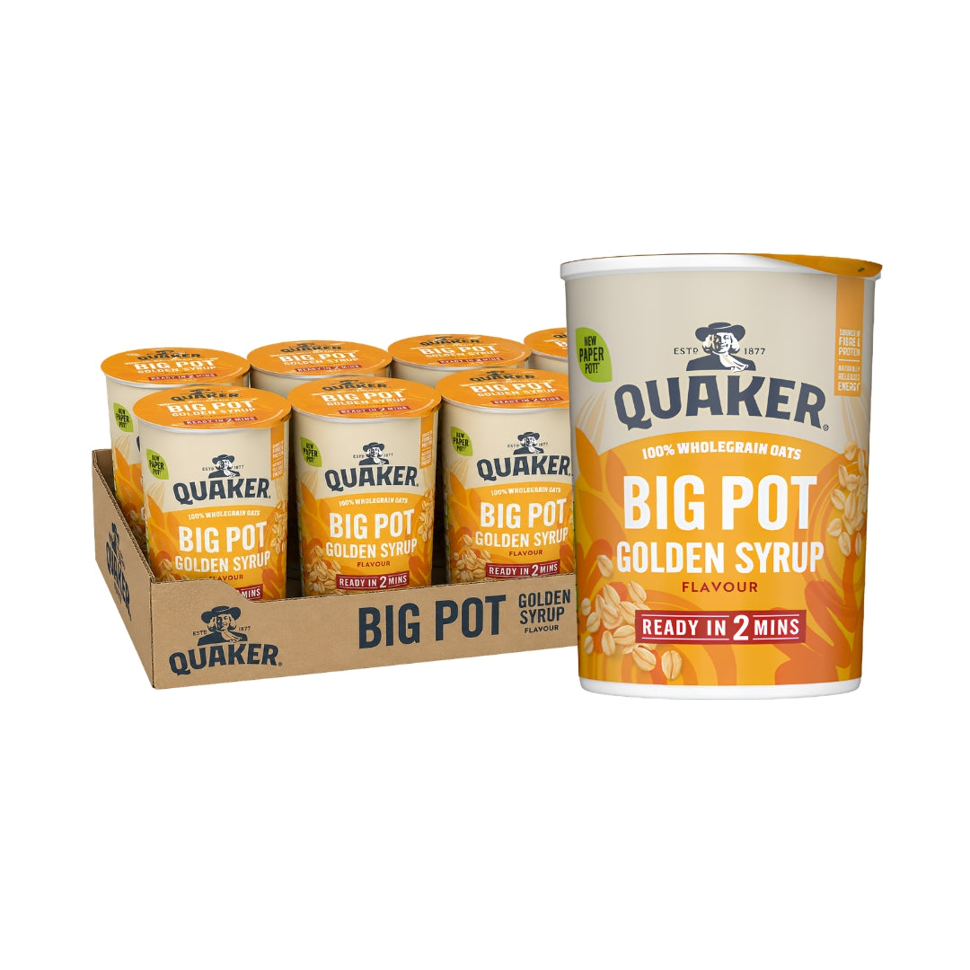 Quaker Golden Syrup Porridge Big Pots