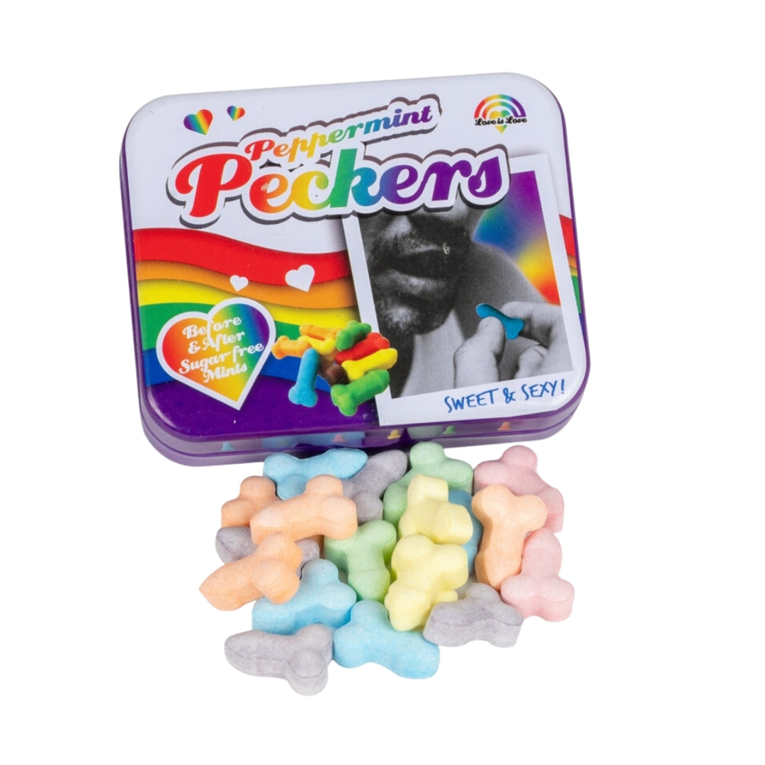 Rainbow Peckermint Peckers Breath Mints