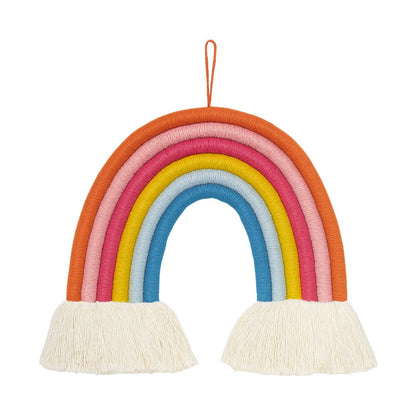 Rainbow Macramé Wall Hanging Decor