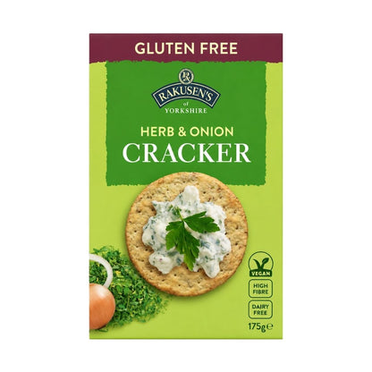 Rakusen's Gluten Free Herb & Onion Crackers