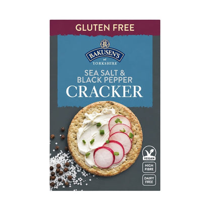 Rakusen’s Sea Salt & Black Pepper Crackers