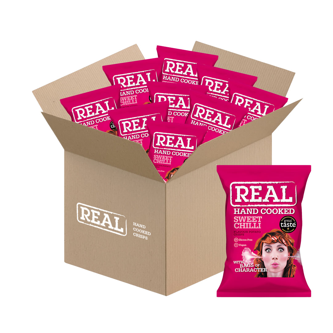 Real Hand Cooked Sweet Chilli Potato Crisps