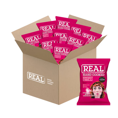 Real Hand Cooked Sweet Chilli Potato Crisps