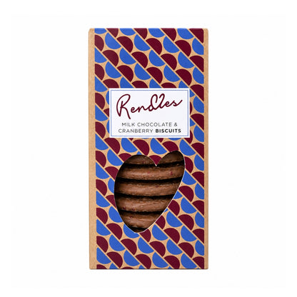 Rendles Milk Chocolate & Cranberry Biscuits
