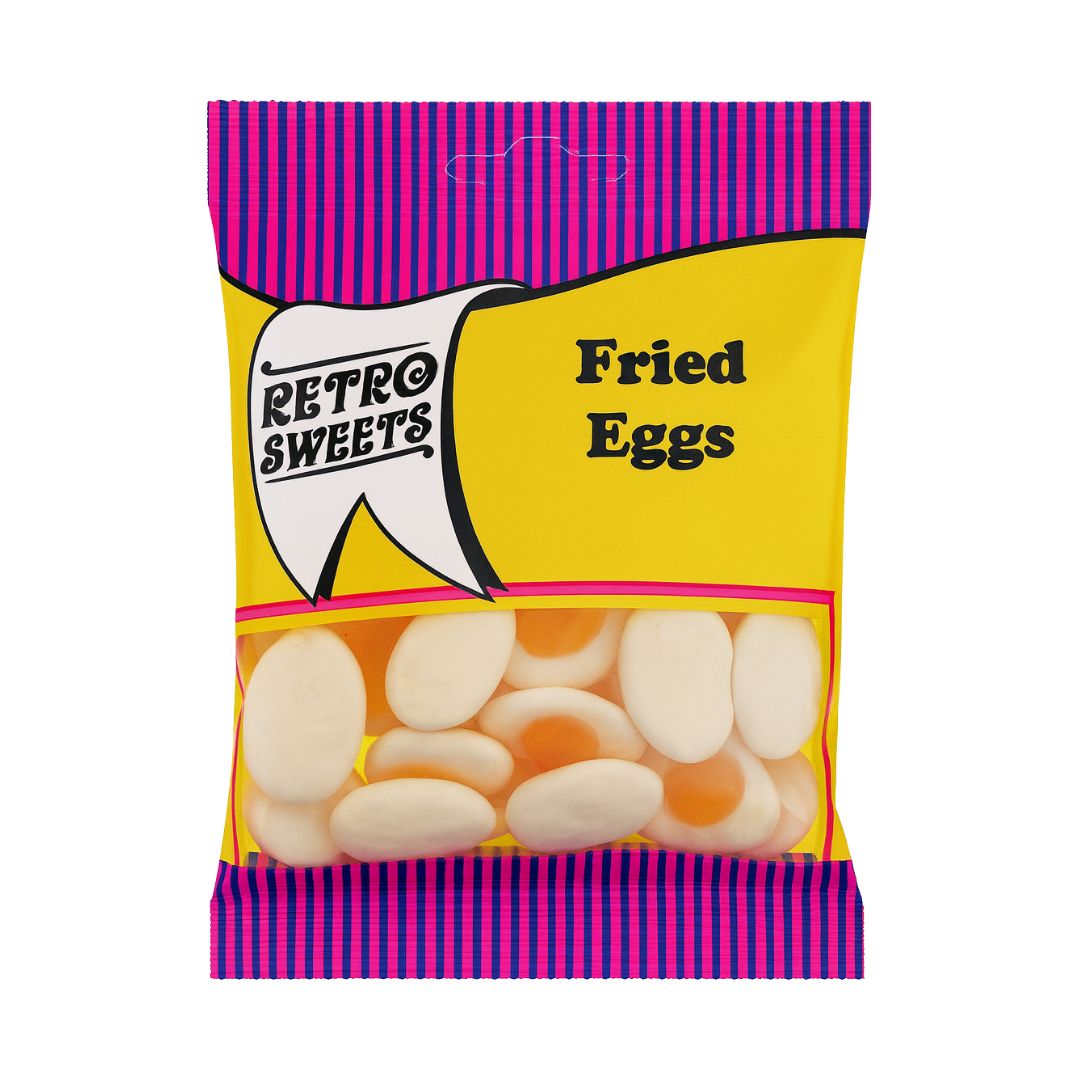 Retro Pick N Mix Sweets Fried Eggs