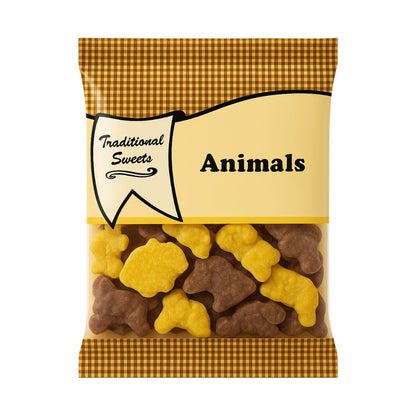 Retro Pick N Mix Sweets Chocolate Animals