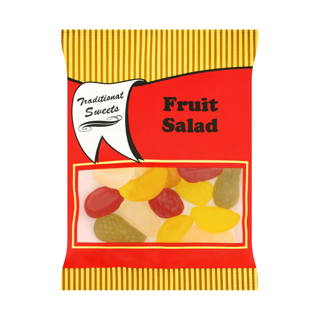 Retro Pick N Mix Traditional Sweets Fruit Salad