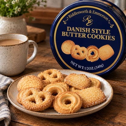 Riddlesworth & Emmerson's Danish Style Butter Cookies