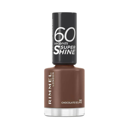 Rimmel London 60 Seconds Super Shine Nail Polish 140 Chocolate Eclipse