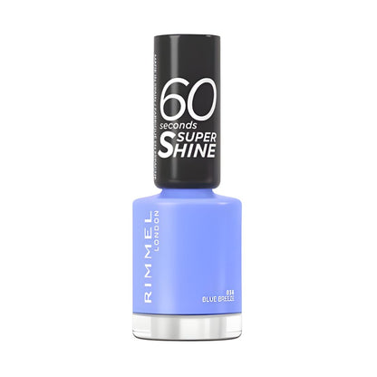 Rimmel London 60 Seconds Super Shine Nail Polish 856 Blue Breeze