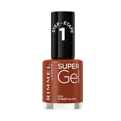 Rimmel London Super Gel Nail Polish 075 Amber Glow