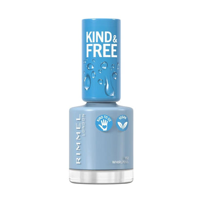 Rimmel London Kind & Free Clean Nail Polish 152 Tidal Wave Blue