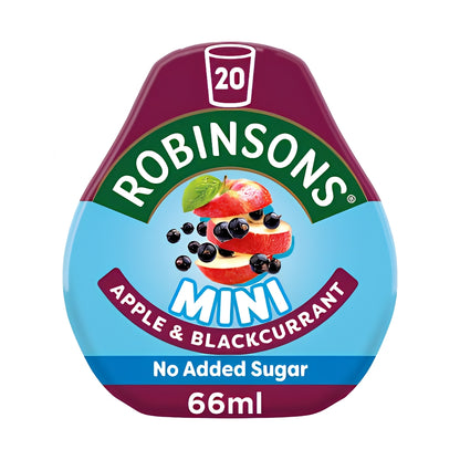 Robinsons Mini Apple & Blackcurrant No Added Sugar Squash