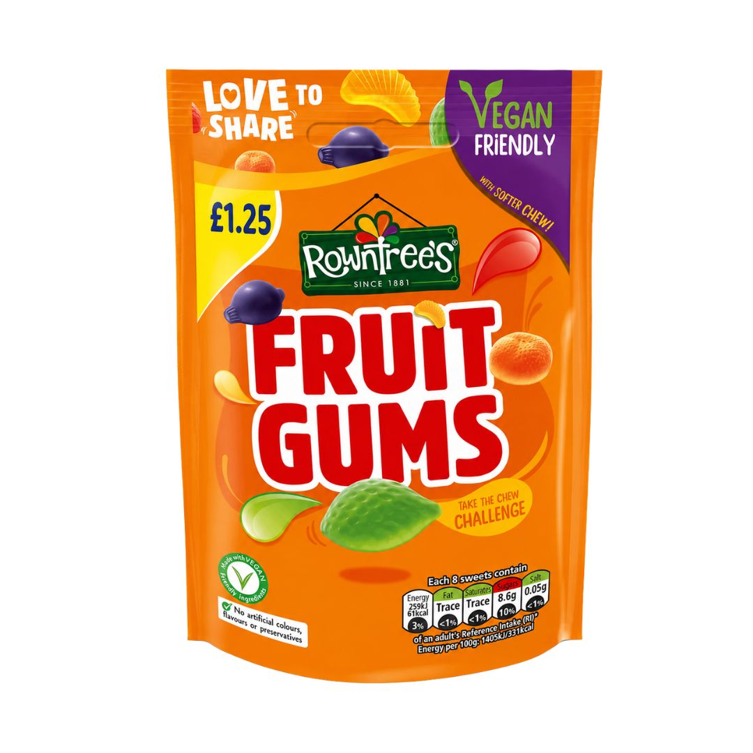 Rowntree's Fruit Gums Sharing Bag