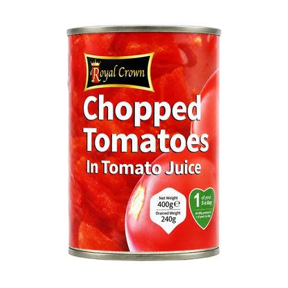 Royal Crown Chopped Tomatoes in Tomato Juice