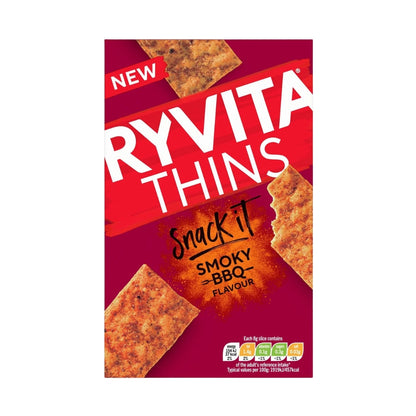 Ryvita Snack It Thins Smoky BBQ Flatbread Snacks