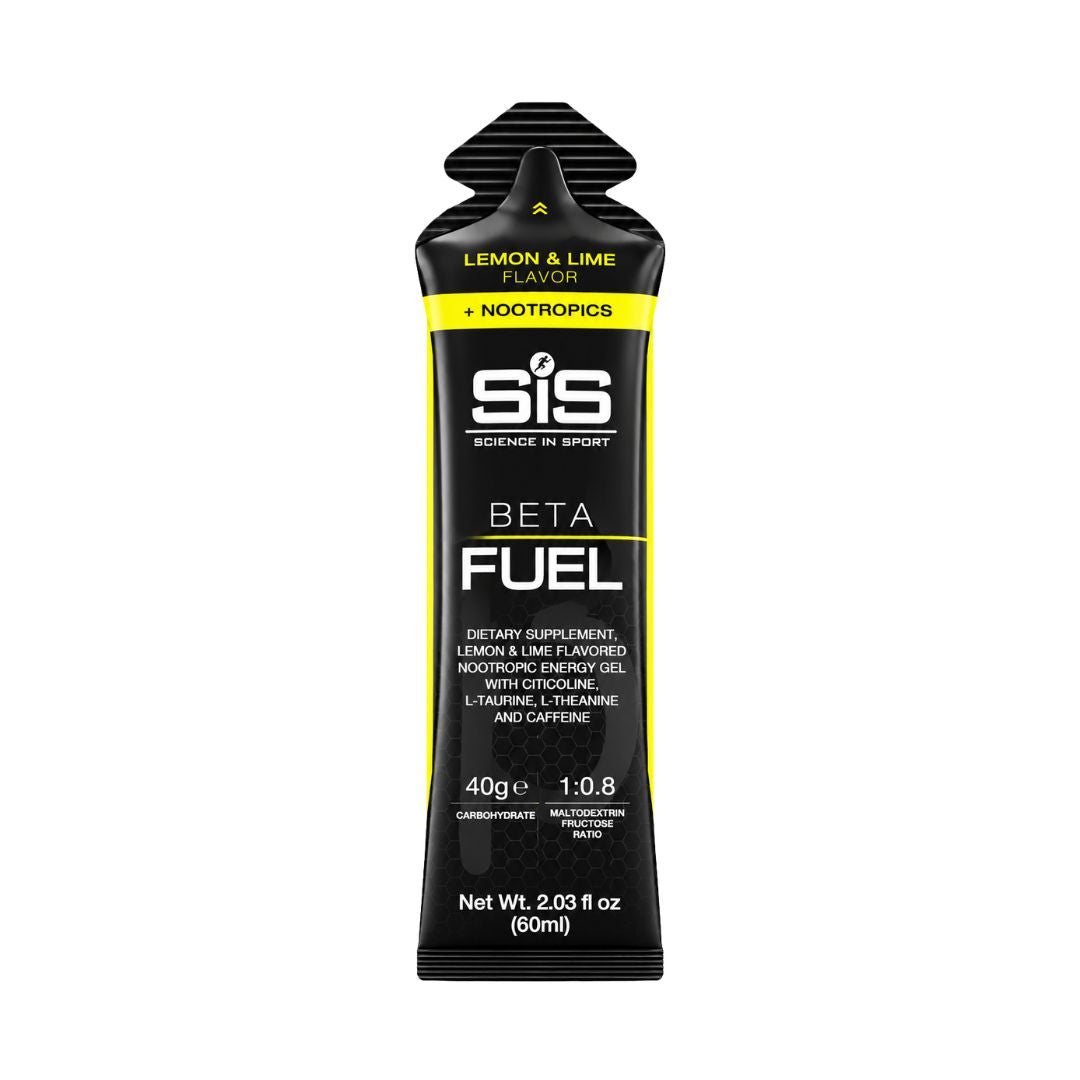 SiS Beta Fuel + Nootropics Lemon & Lime Energy Gels