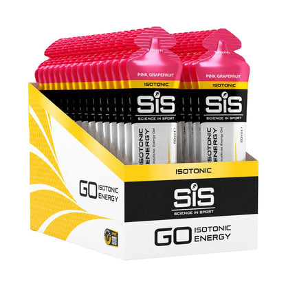 SIS Science In Sport GO Isotonic Energy Gels Pink Grapefruit