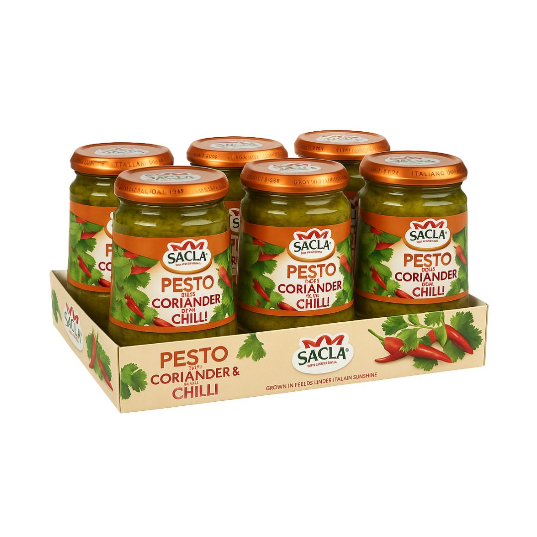 Sacla’ Fresh Coriander & Chilli Pesto