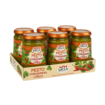 Sacla’ Fresh Coriander & Chilli Pesto