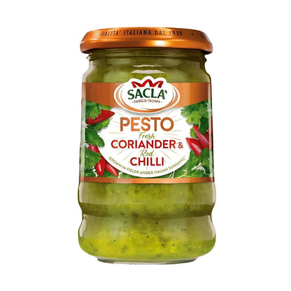 Sacla’ Fresh Coriander & Chilli Pesto