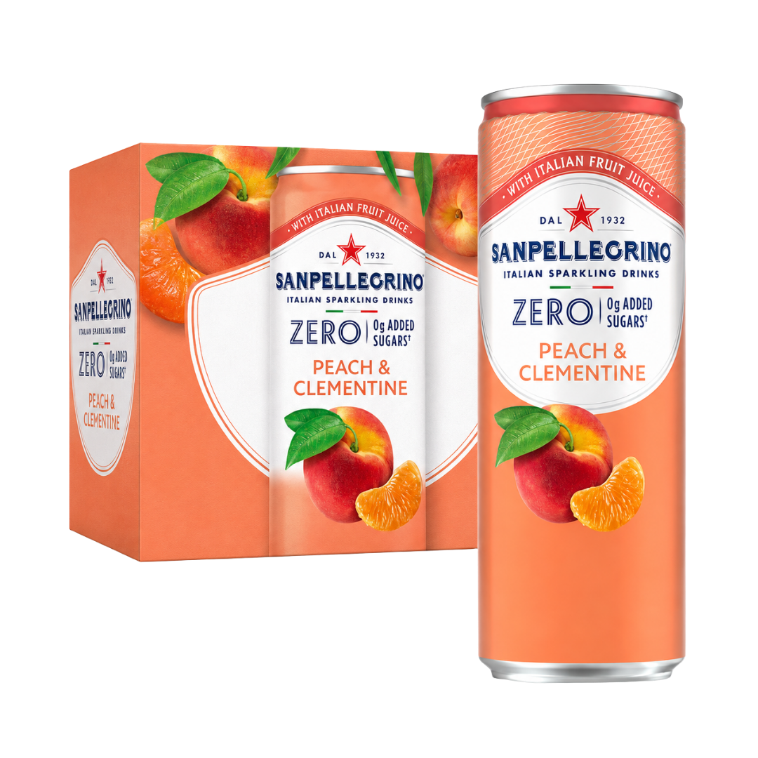 Sanpellegrino Zero Sparkling Peach & Clementine