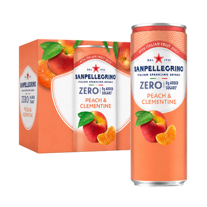 Sanpellegrino Zero Sparkling Peach & Clementine