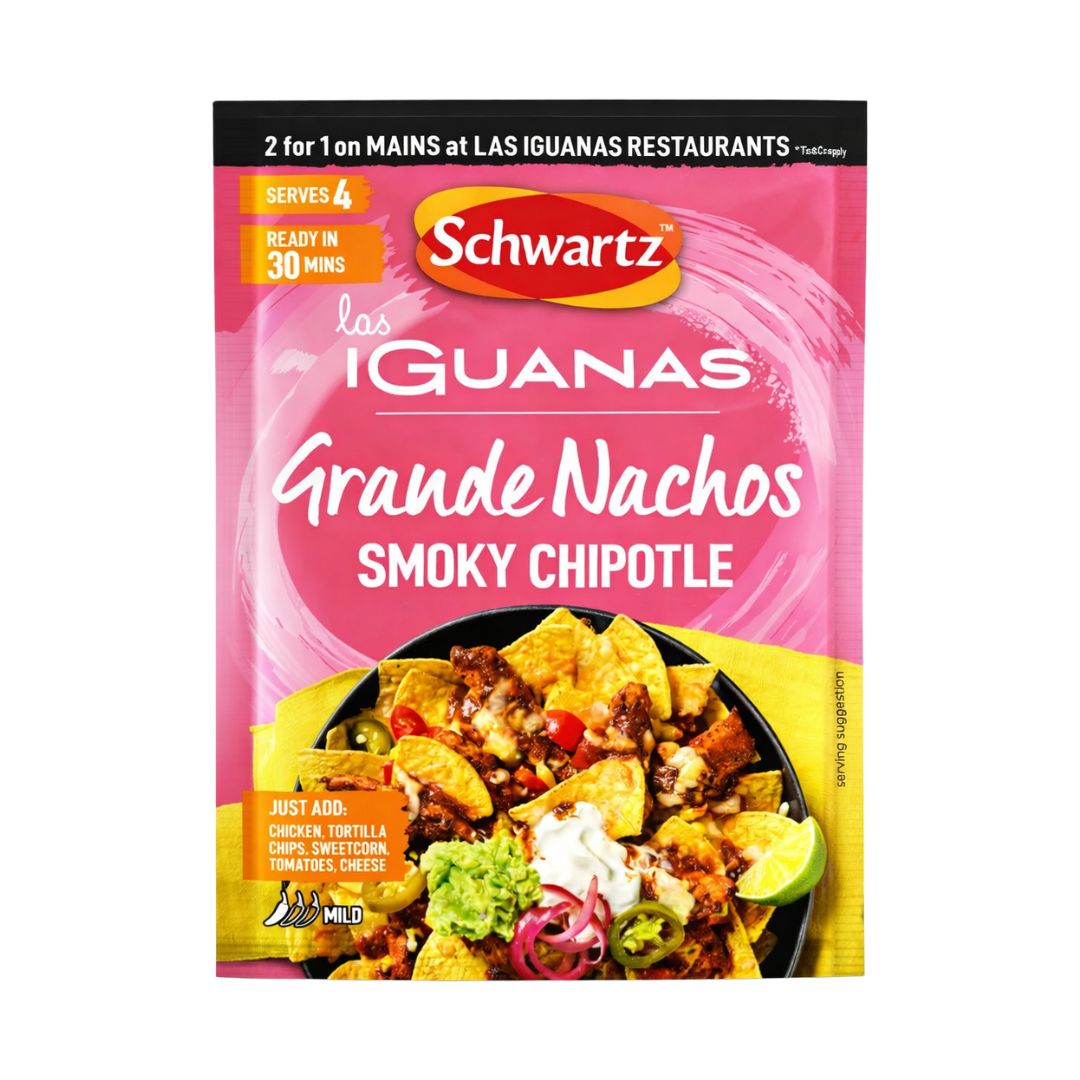 Schwartz Grande Nachos Smoky Chipotle Mild Recipe Mix