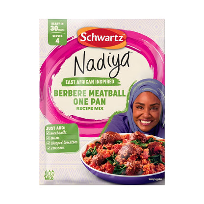Schwartz Nadiya East African Inspired Berbere Meatball One Pan Recipe Mix