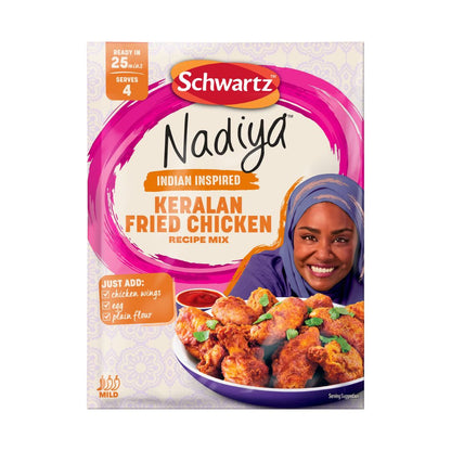 Schwartz Nadiya Indian Inspired Keralan Fried Chicken Seasoning Mild