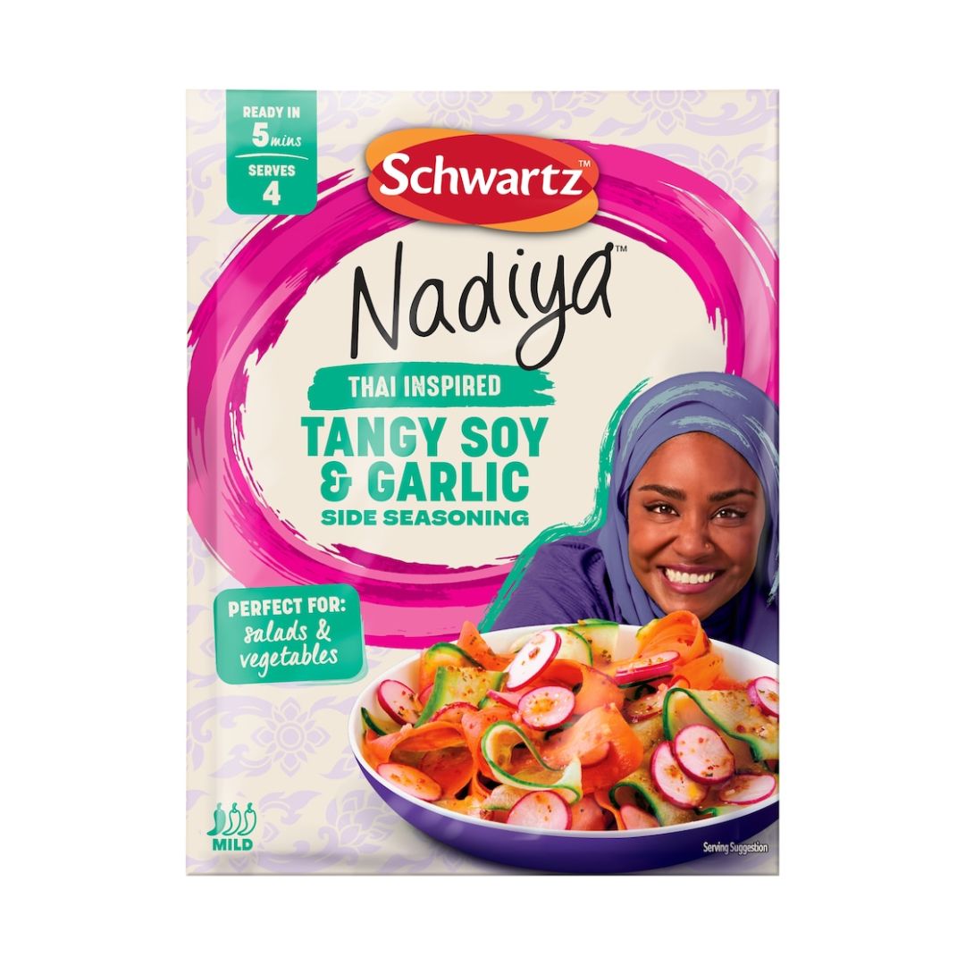 Schwartz Nadiya Thai Inspired Tangy Soy & Garlic Seasoning Mild