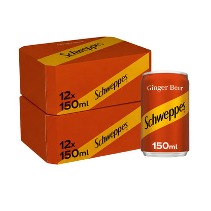Schweppes Ginger Beer Miniature Cans