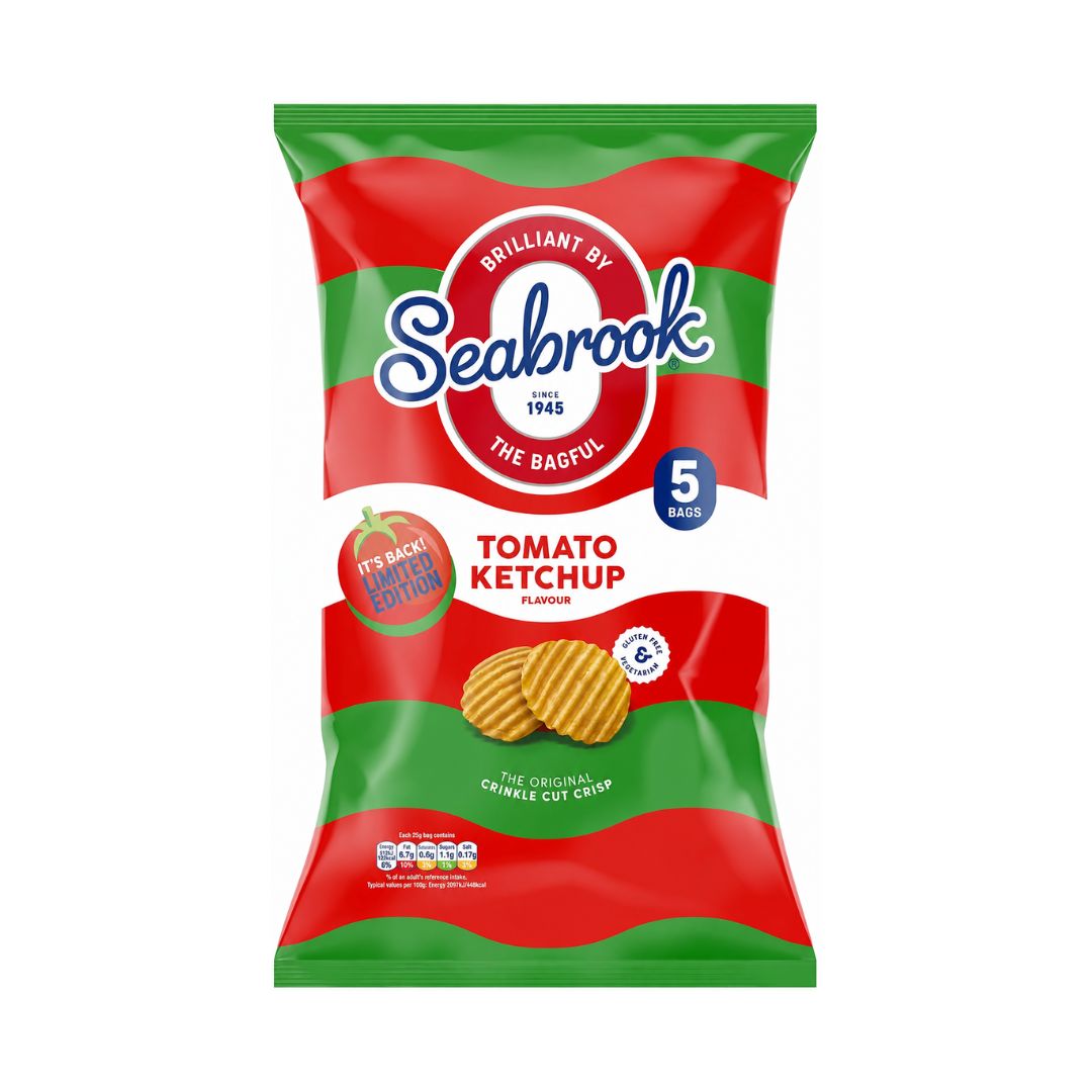Seabrook Tomato Ketchup Crinkle Cut Crisps
