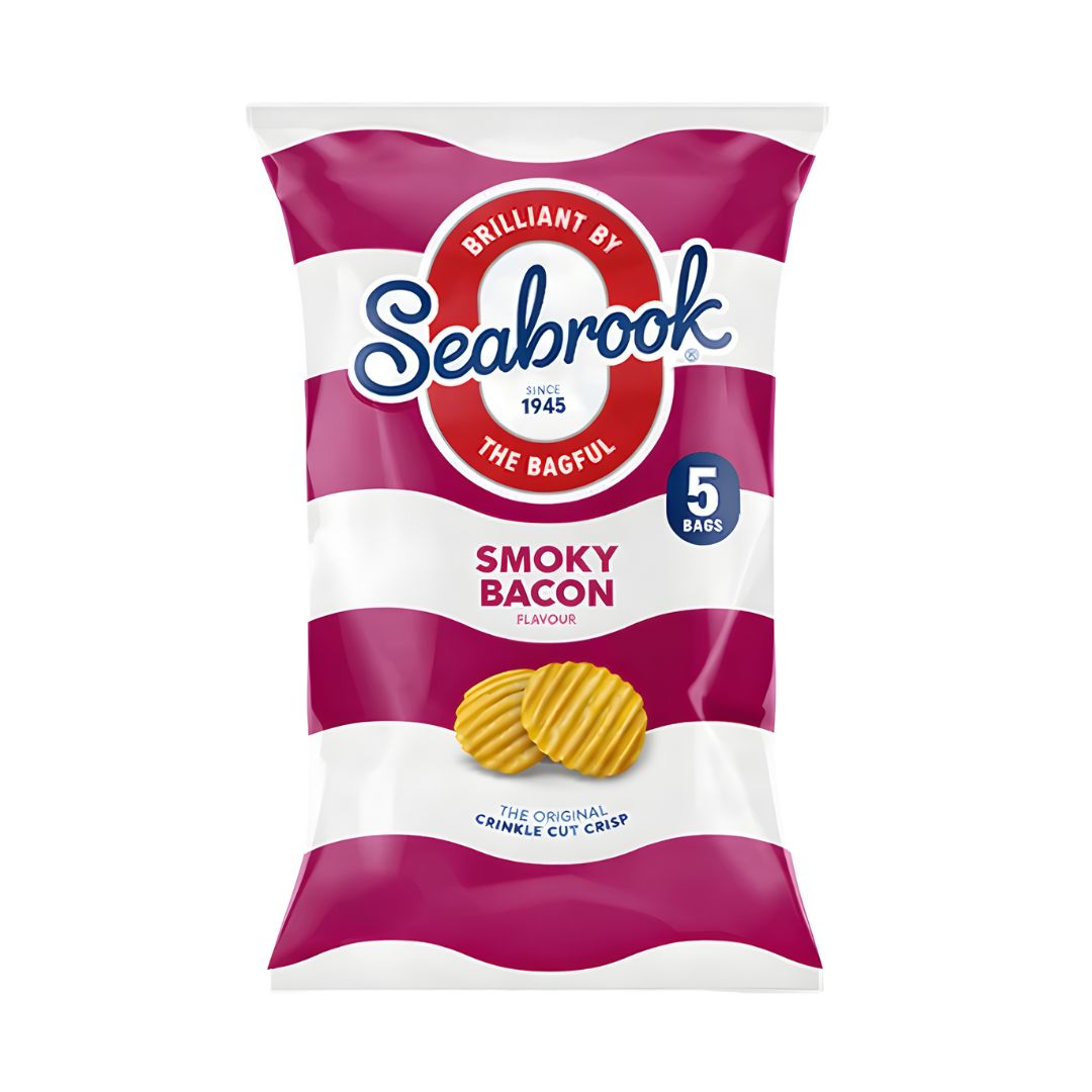 Seabrook Smoky Bacon Crinkle Cut Crisps