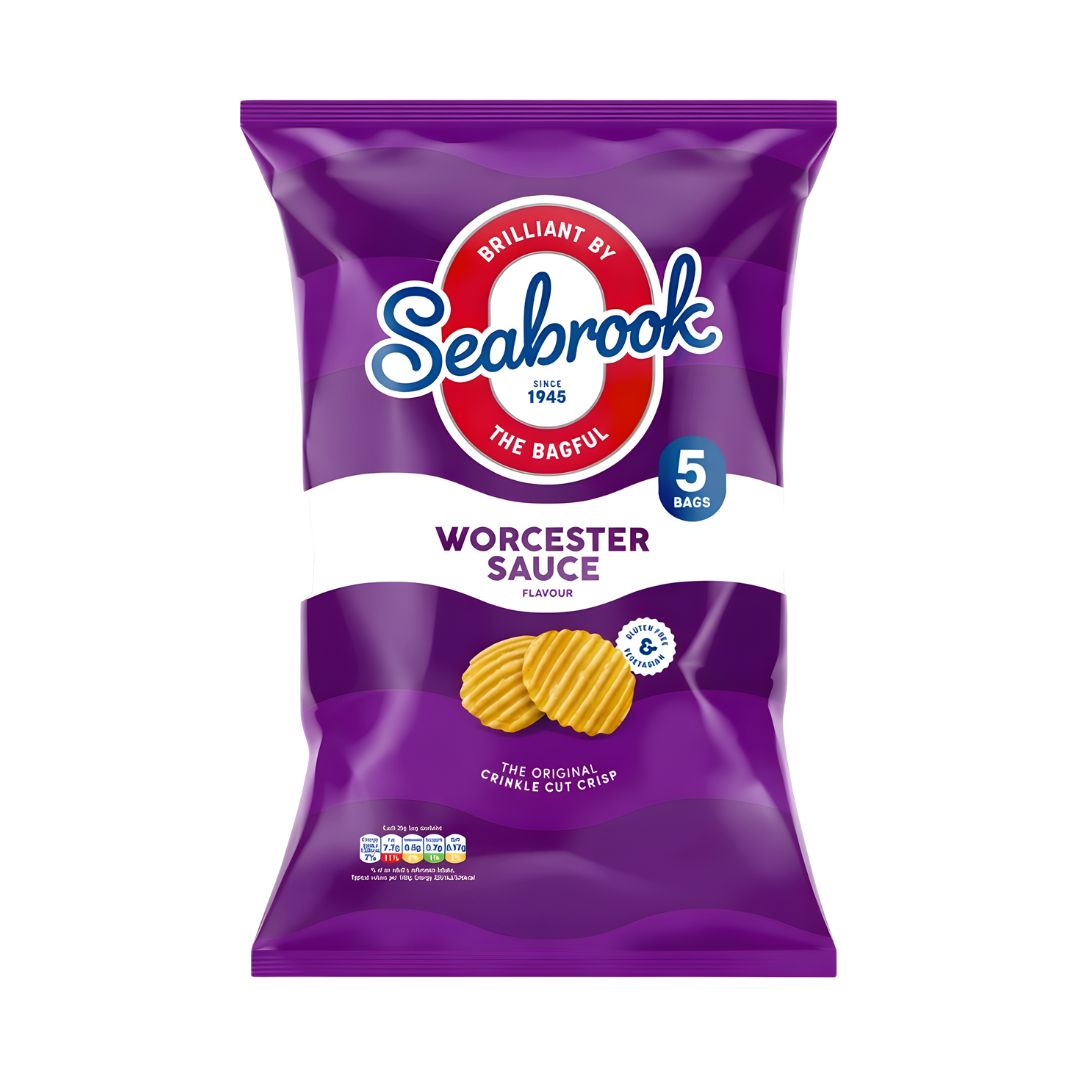 Seabrook Worcester Sauce Crinkle Cut Crisps