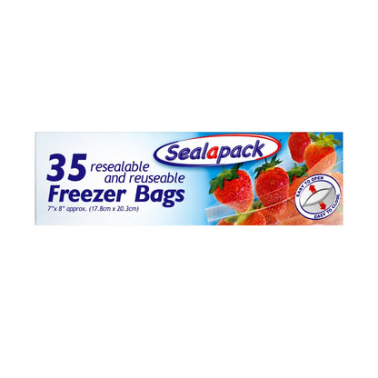 Sealapack Resealable & Reusable Freezer Bags