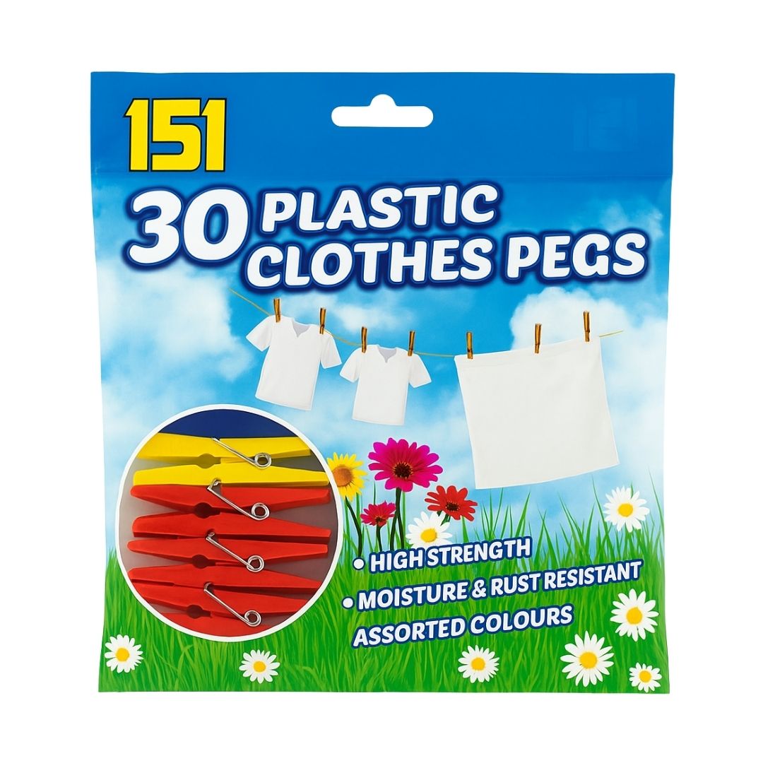 Sealapack Plastic Clothes Laundry Pegs