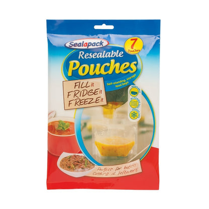 Sealapack Resealable Food Pouches