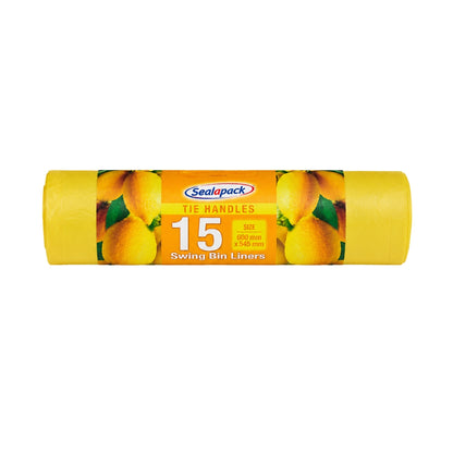 Sealapack Lemon Scented Swing Bin Liners