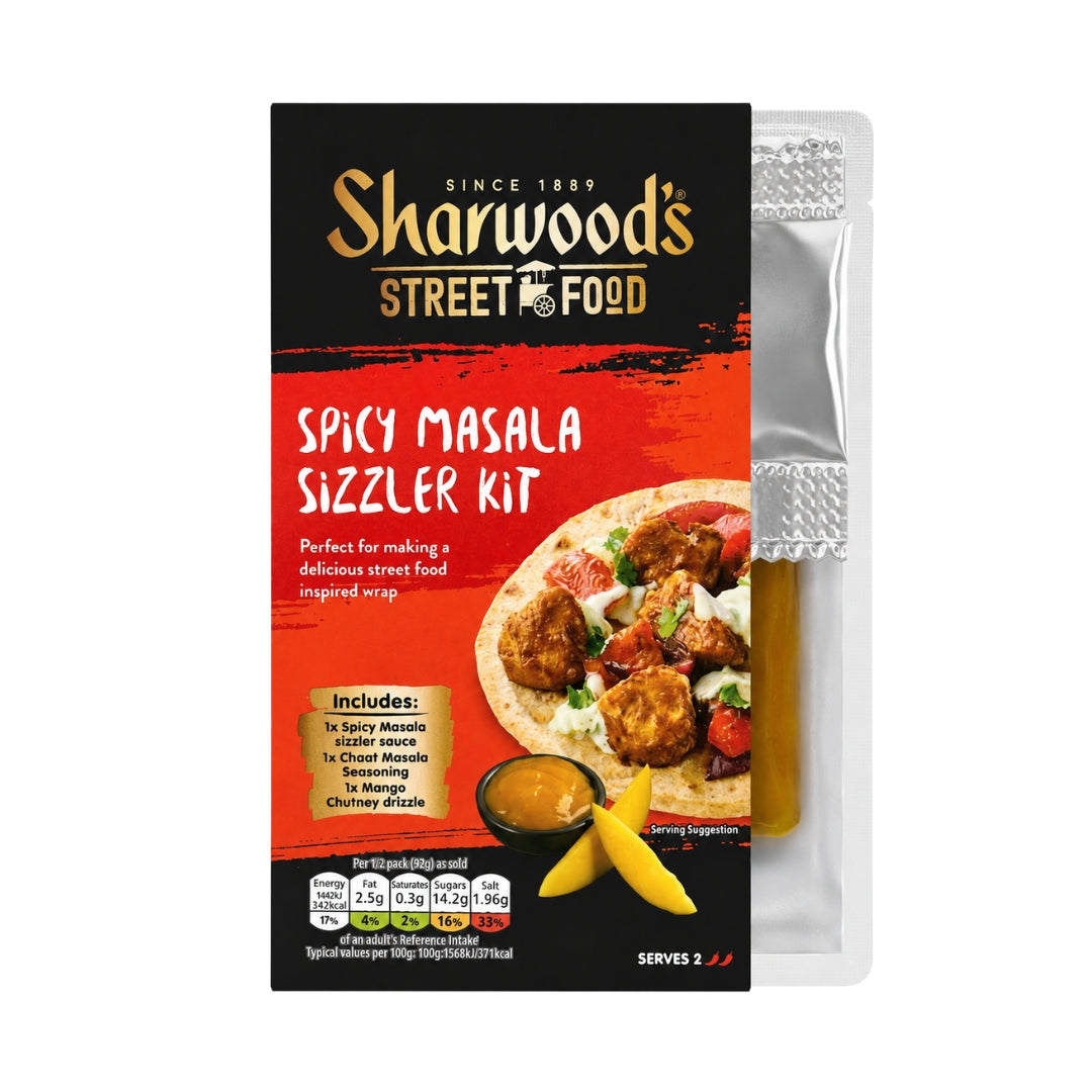 Sharwood’s Street Food Spicy Masala Sizzler Kit
