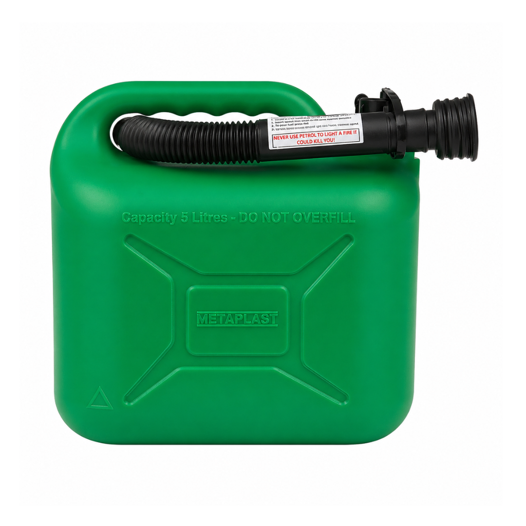 Shell 5L Fuel Can with Safety Spout