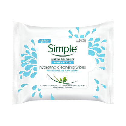 Simple Water Boost Hydrating Cleansing Wipes