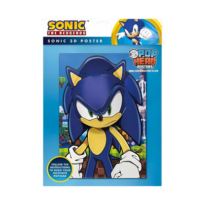 Sonic The Hedgehog 3D PopHeads Poster